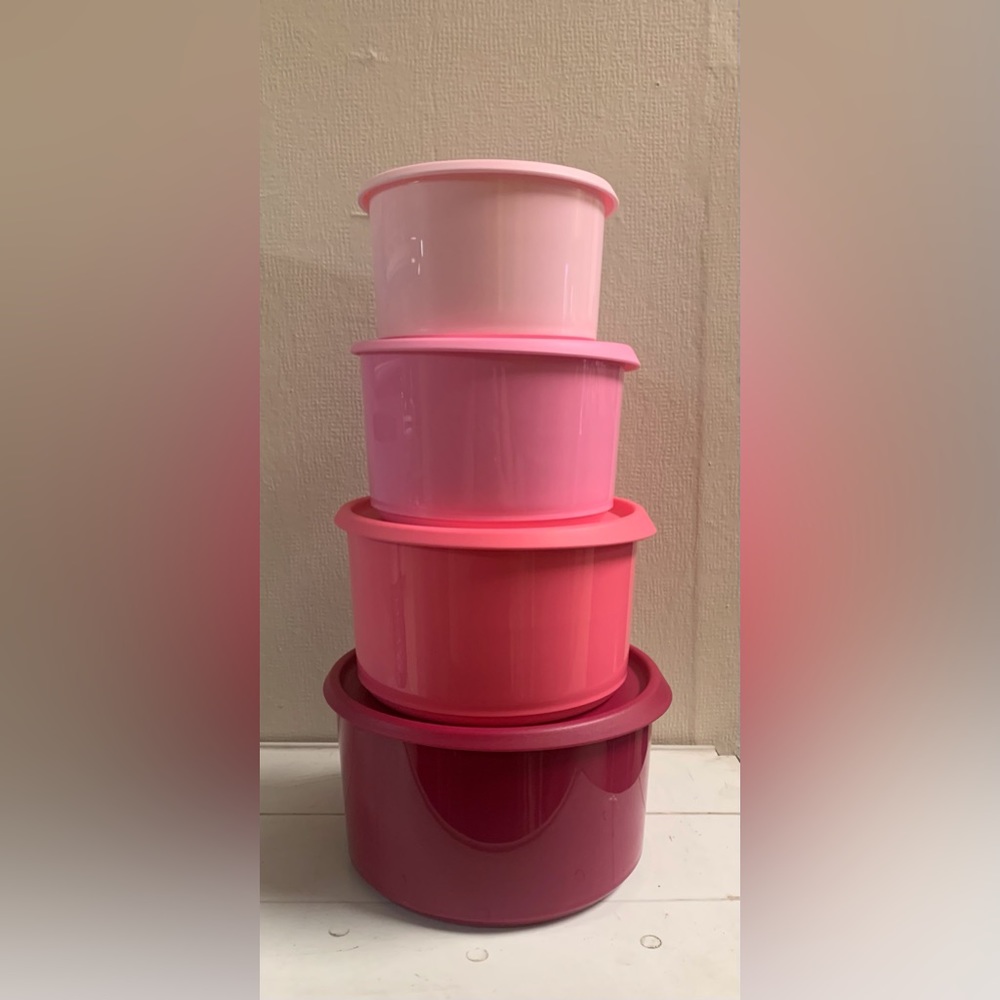 Tupperware One Touch Topper Canister Set - Picture 2 of 6